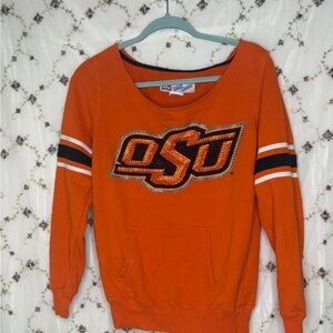 Orange Women's Sweater with Logo